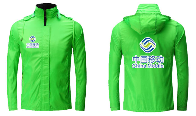 連帽訂做風(fēng)衣后背款式及LOGO效果圖